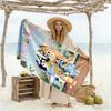 Bluey's Adventure Forest Beach Towel Soft Durable Quick-Dry Comfortable Lightweight Perfect for Traveling Yoga Camping and Swimming