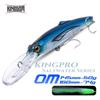 Kingdom Kingpro OM145/160 Воблеры Minnow для троллинговых приманок 74 г Большая искусственная плавающая рыболовная приманка для морской рыбалки