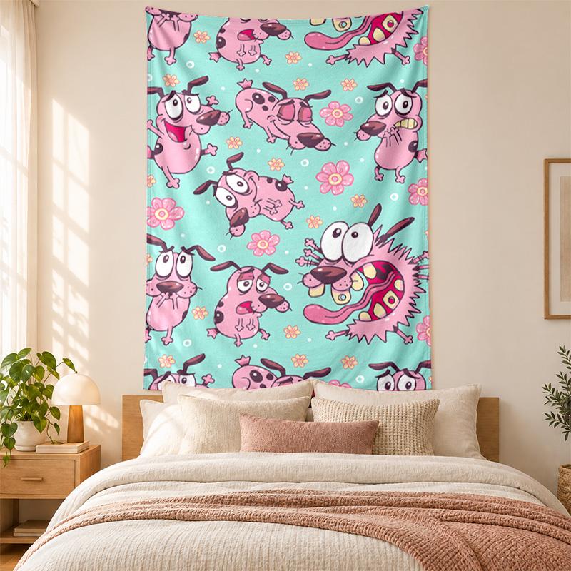 Brave Dog Tapestry highquality for decorating living room bedroom dorm walls ideal as bedroom wallart orholiday gift