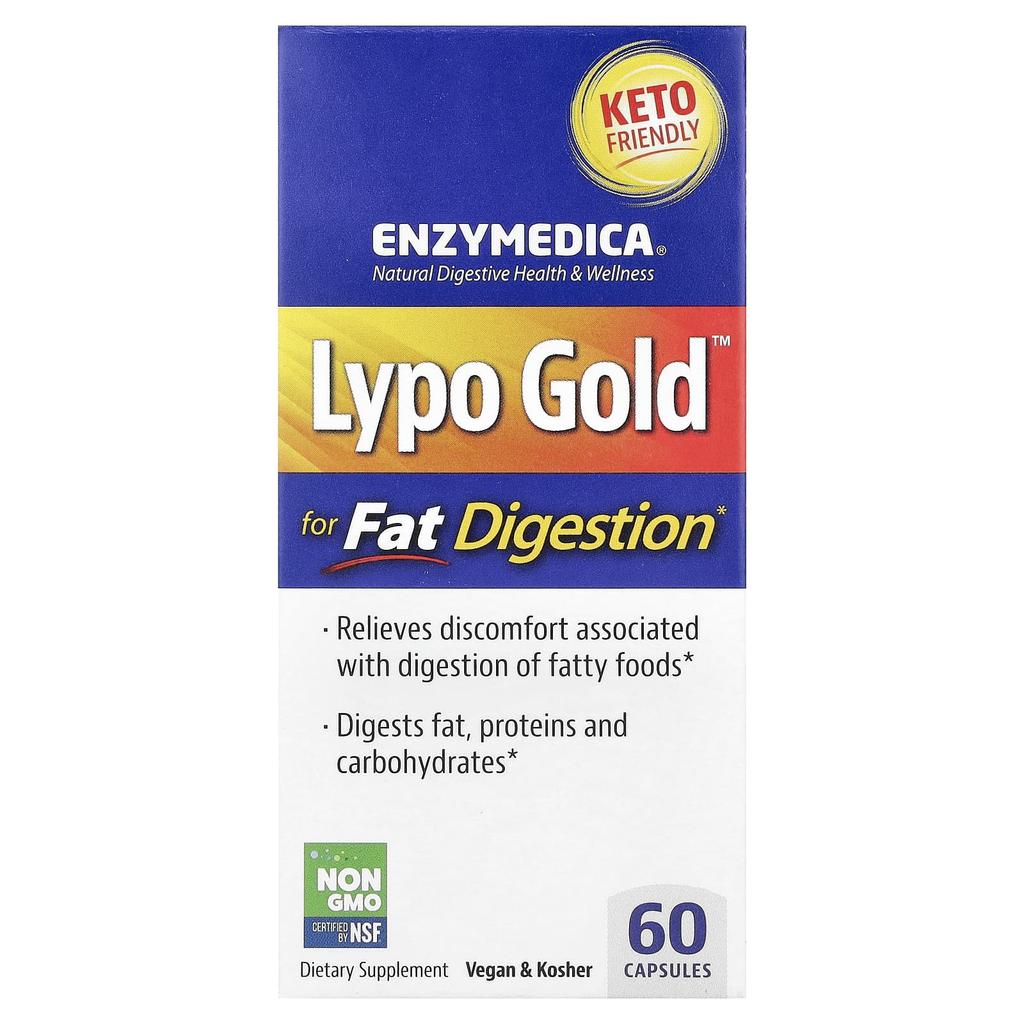 Lypo Gold™, Fat Digestion, 60 Capsules