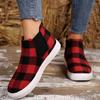 2024 New Autumn Women's Leopard Print Flat-soled Low-top Casual Thick-soled Comfortable Non-slip Color Matching Sneakers