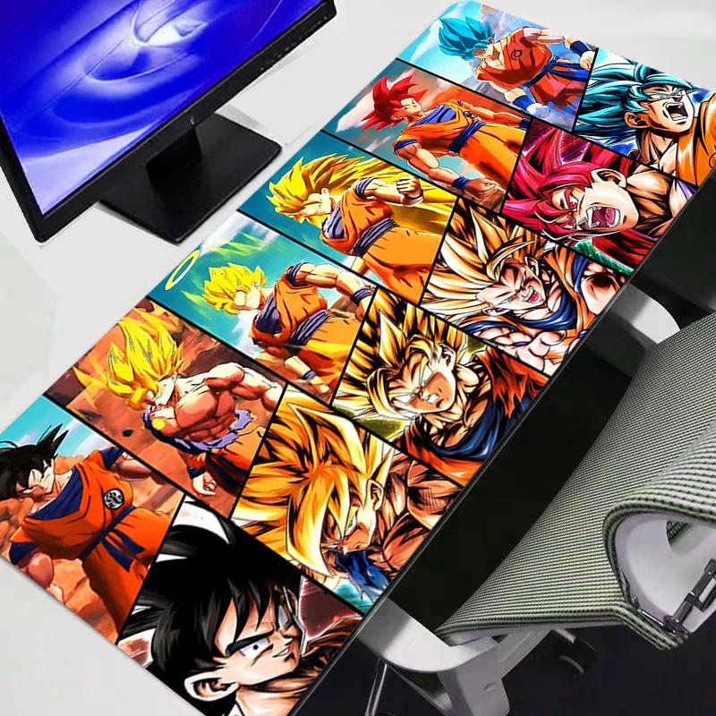 Mouse Pad Dragon Ball Z DBZ XL Lockedge Large Gaming Accessories Computer Gamer Keyboard Mat Desk Mousepad For Csgo