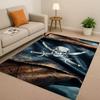 3D Пираты Карибского моря Джек Джонни Депп Рождественский Ковер для Гостиной Нескользящий Ковер для Спальни Дивана, Домашний Коврик