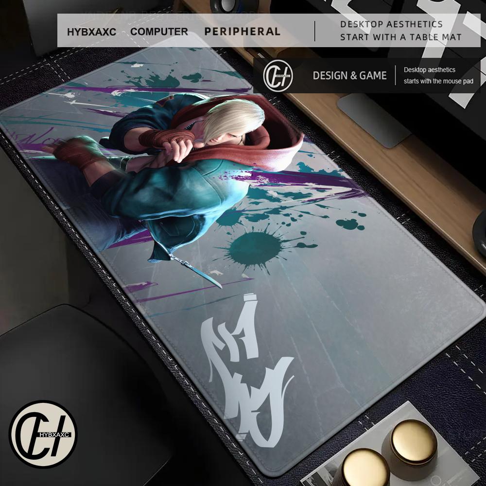 Xxl Mouse Pad Large Gamer Mousepad Anime Street Fighter Deskmat Gaming Pc Setup Accessories Desk Mat Computer Table HYBXAXC