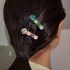 Small Barrettes Rhinestone Hairpin Female Hair Accessories Beads Hair Clip Korean Style Headwear