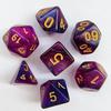 7pcs/lot Polyhedral Dice Set Double-Colors Dice D4 D6 D8 D10 D% D12 D20 for DND RPG Table Games