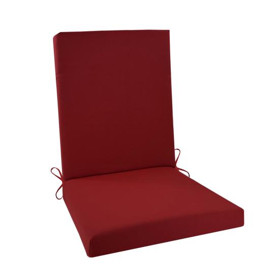 Подушка для кресла-качалки 19"x18" Подушка для сиденья с завязками Солнцезащитная Устойчивая к выцветанию Подушка для спинки и сиденья для уличного обеденного стула Патио-стула