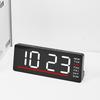 Digital Alarm Clock 6676, Minimalist Multifunctional LED Electronic Clock, Silent Bedside Desk Clock for Kids Bedroom