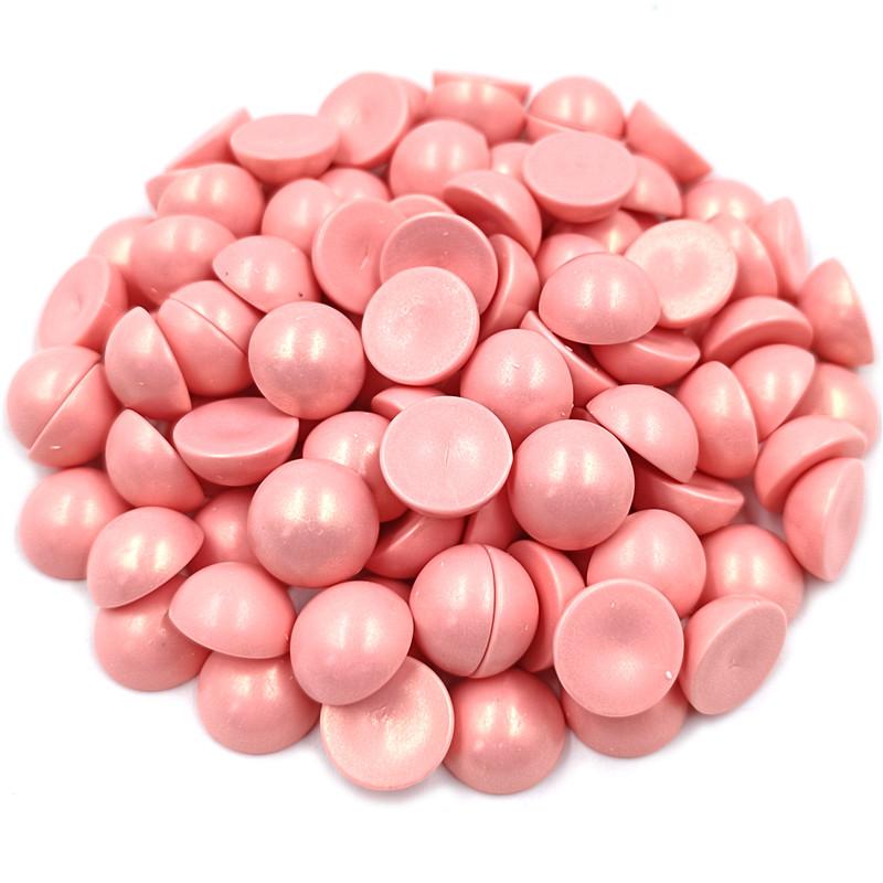 100 шт. изготовление ювелирных изделий 12 мм DIY для макарон матовые полукруглые бусины ожерелье браслет кулон