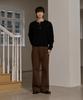 HYOJI Fw Semi-Flare Cation Pants (5 Colors)
