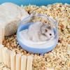 Hamster Dual-Purpose Bath & Toilet Sand Basin - Anti-Splash Design