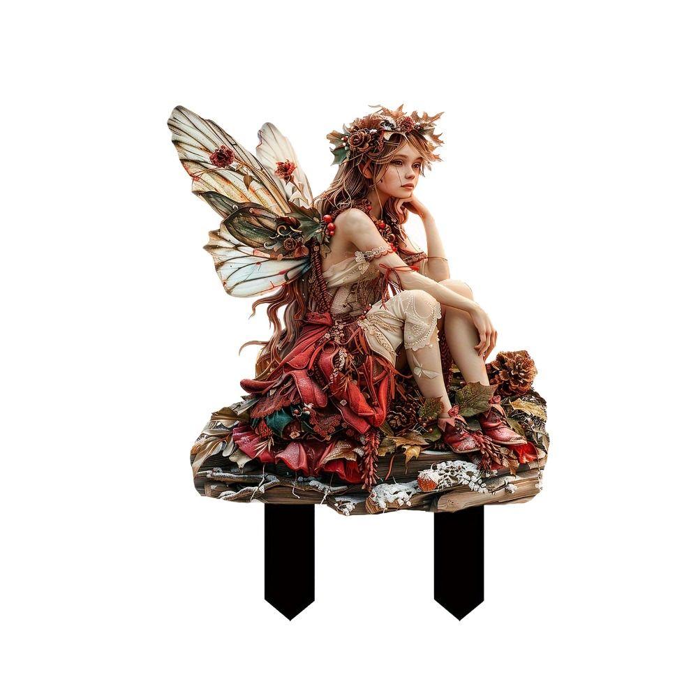 Cute Garden Pile Artificial Garden Floor Plugs Crafts Garden Stake Yard