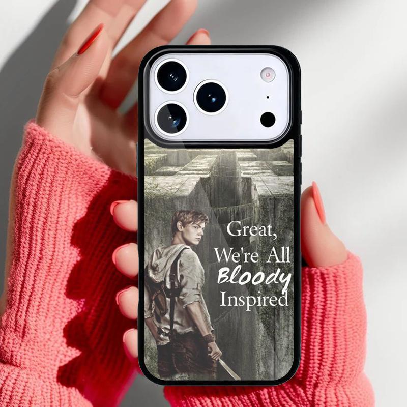 Чехол для телефона Maze Runner S для iPhone 17 16 15 14 13 Pro Max Задняя крышка для 12 11 Pro Coque