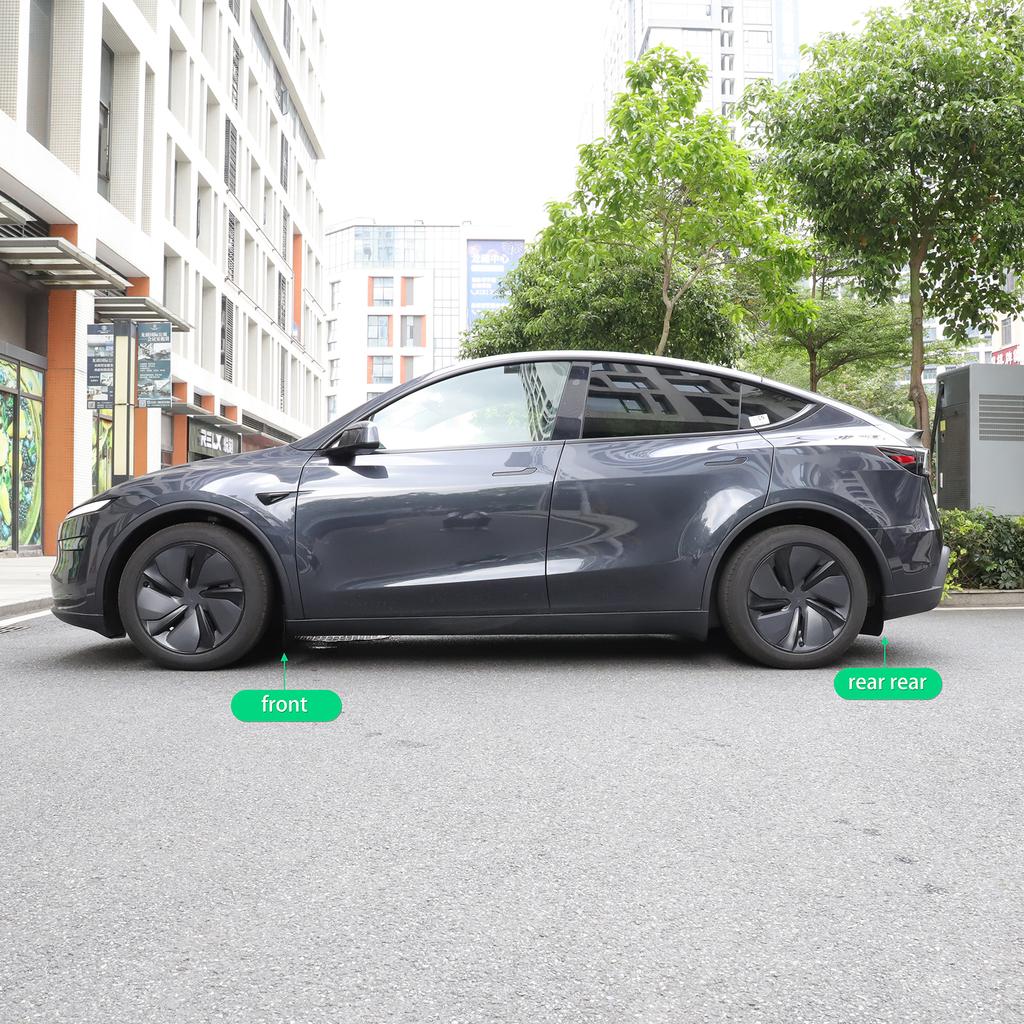 LUCKEASY for Tesla Model Y Juniper/Launch 2025 2026 Car Mud Fenders Car Modification Accessories Front And Rear Wheel Fenders