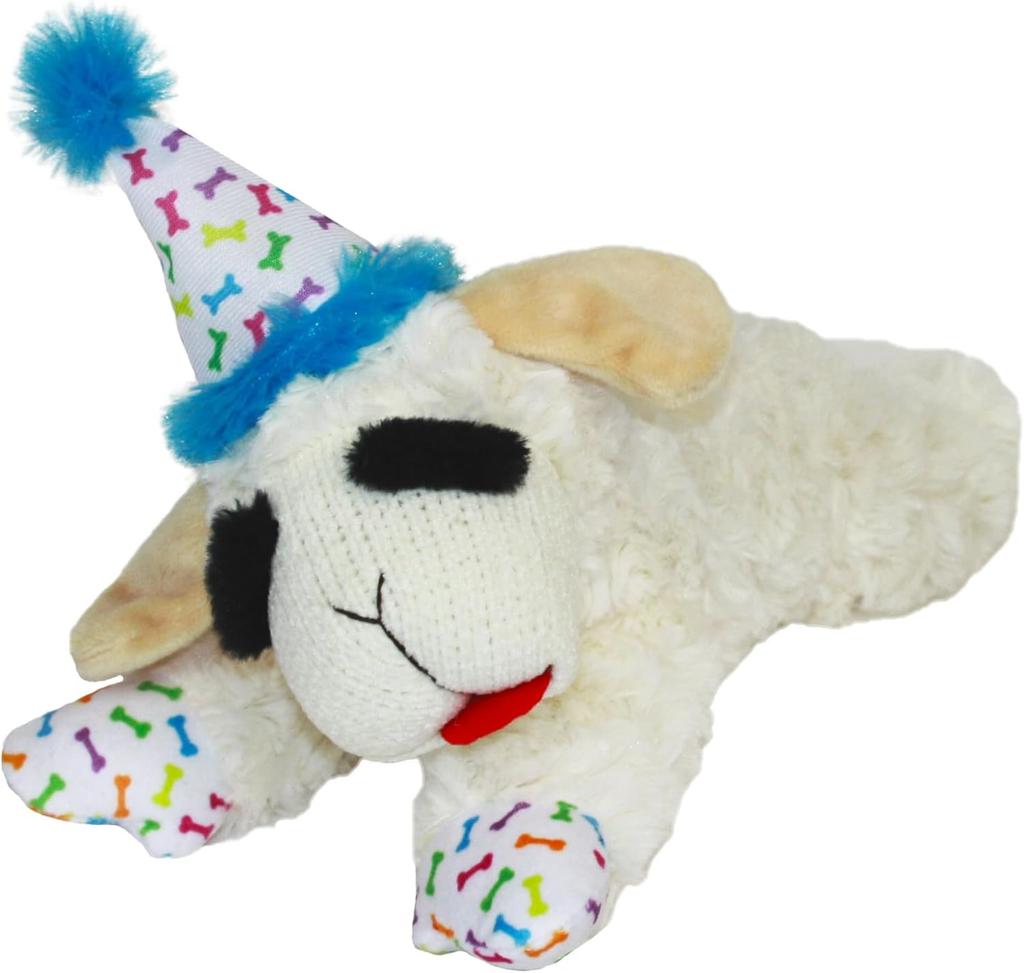 Dog Plush Toy - Squeaky Toy for All Dogs - Extra Soft Plush - Stuffed Animal Dog Toy for Cuddling & Playing - Cute Pet Toy (6", Cream)