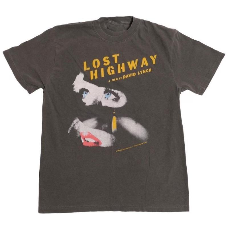 Novelty Lost Highway David Lynch Movie Horror Movie Style Graphic T Shirt Women Unisex Cotton Tee Summer Spring Oversized Tops