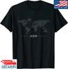 XRP Merchandise Cryptocurrency Gift Blockchain Crypto TShirt World Map XRP Tee Unisex T-Shirt