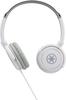 Yamaha Features powerful sound and rich and a comfortable fit for extended Includes a stereo adapter HPH-100WH headphones, white. tone, use. plug.