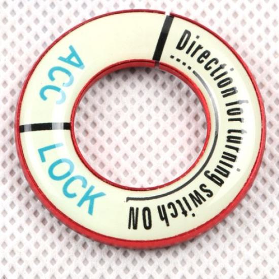 Автомобильное кольцо для ключей зажигания, декоративная отделка, светящиеся наклейки для Peugeot 208 301 307 308 2008 3008 5008, аксессуары