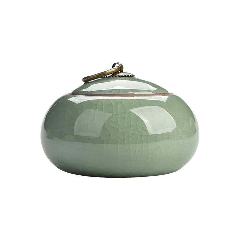 Sealed Storage Jar Ceramic Tea Storage Box Chinese Style Tea Canister Puer Tea