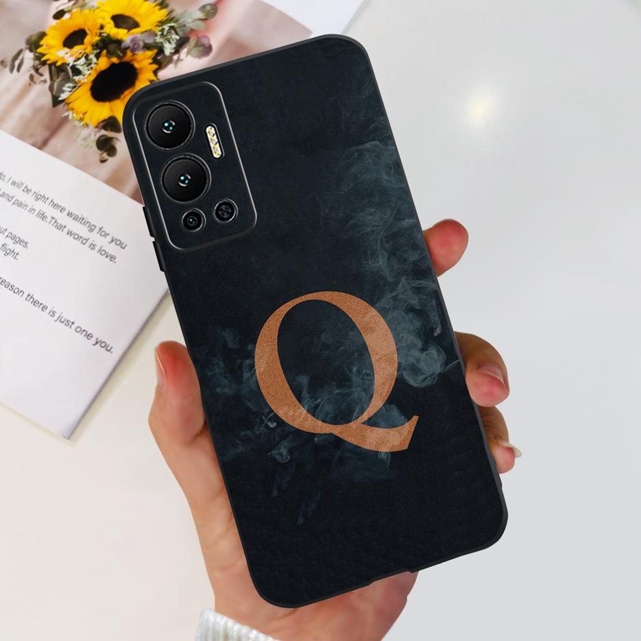 Чехол для Infinix Hot 12 X6817 X6817B Новый с буквами Мягкий ТПУ Чехол для телефона Для Infinix Hot 12 Play 12i Hot12 Pro Задняя крышка Сумки