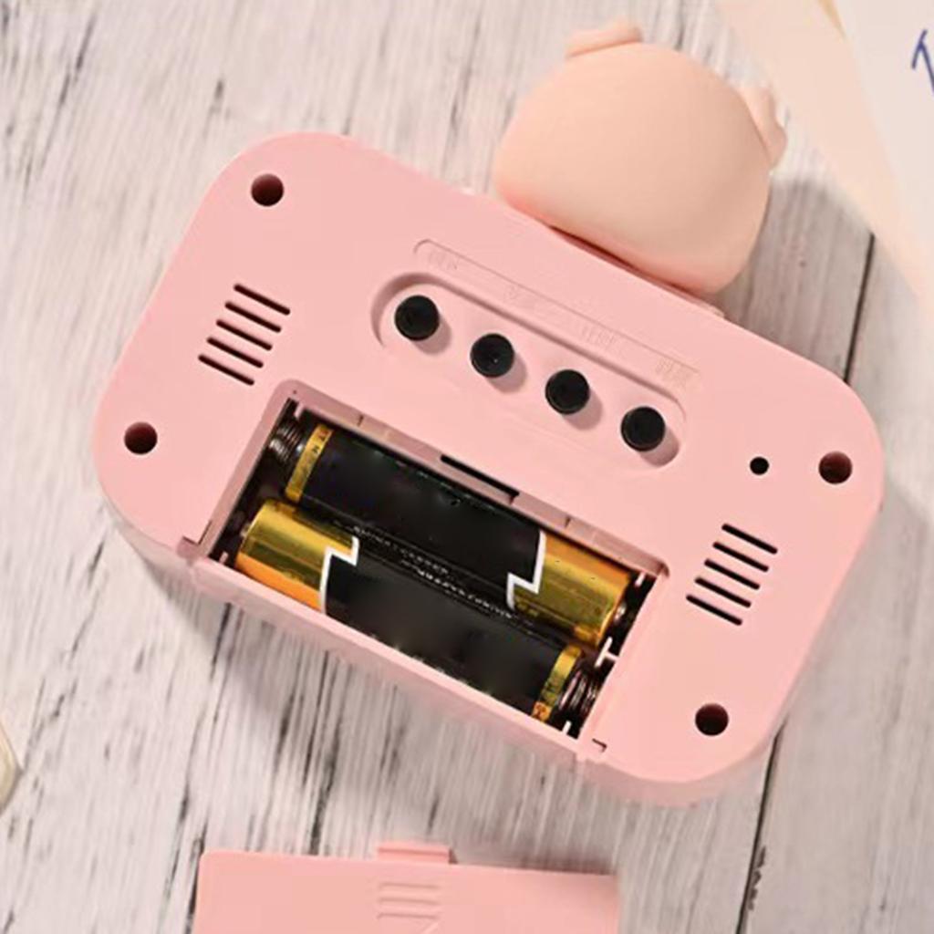 Светодиодный дисплей студенческого будильника для спальни, учебного стола и офиса, надежный для управления временем и будильников