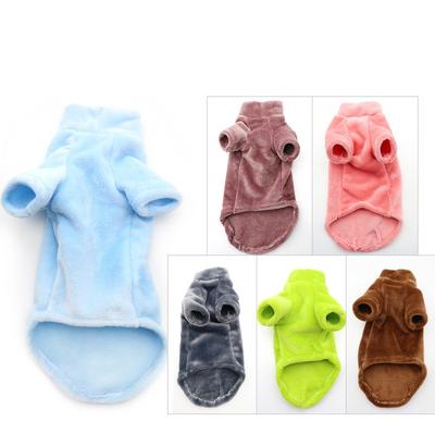 Pet Sphinx Одежда для лысых кошек Wen Cat Одежда для зимних кошек с высоким воротником из утолщенного флиса