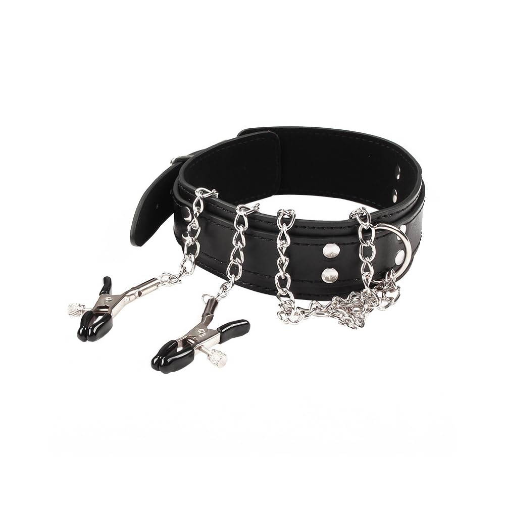 Samcos SM Ошейник SM Соска Клипса Металлическая Цепь Зажим для Сосков Регулируемые Игрушки для Взрослых SM Товары SM Косплей