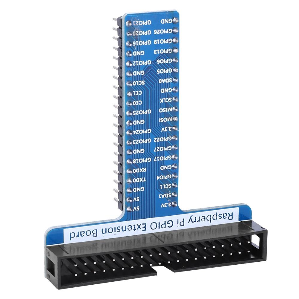 2 шт. 2x20p 40-контактная T-образная плата расширения GPIO Аксессуары Подходят для Raspberry Pi 1b 2B 3B