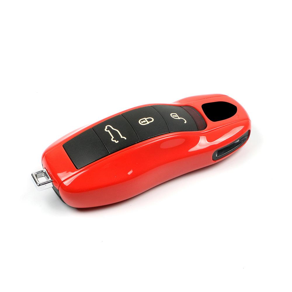 UZAI1 For Porsche Panamera Cayenne Macan 718 Cayman Boxster 911 Taycan Car 92 Personalized Key Case Protective Shell Remote Fob Cover
