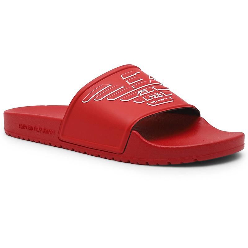 Emporio Armani Men' Red Flip Flops Xvps04-Xn747-S449 40
