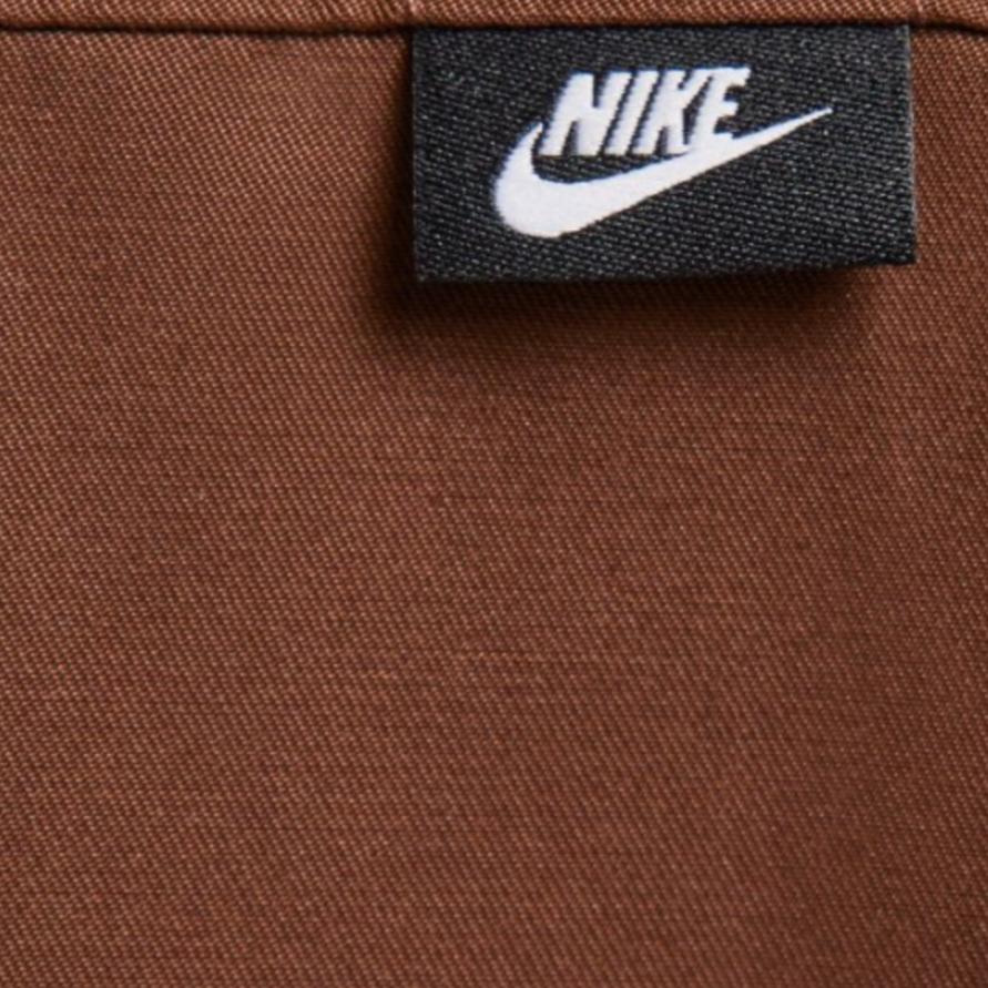 Nike Мужская тканая ветровка на молнии с воротником-стойкой, спортивная одежда, светло-коричневый, бежевый DM6822-259