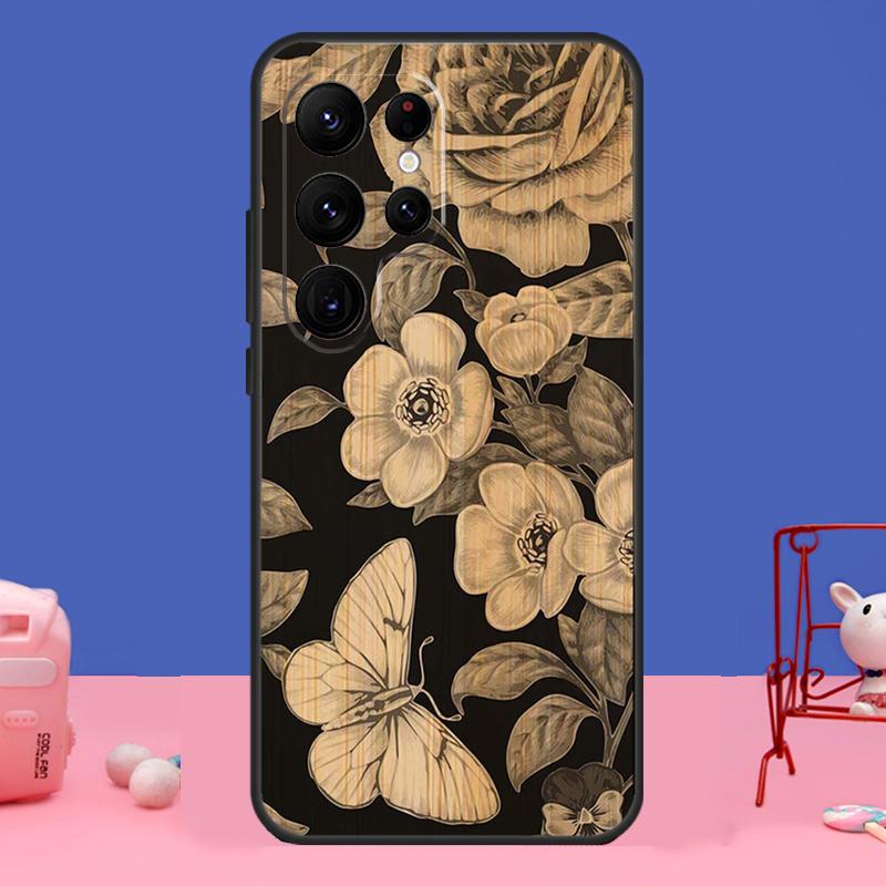 Дерево Цветок Бамбук Дерево Чехол Для Samsung Galaxy S24 S23 S22 S21 S20 FE Ultra Plus S8 S9 S10 Note 10 20 Ultra Чехол