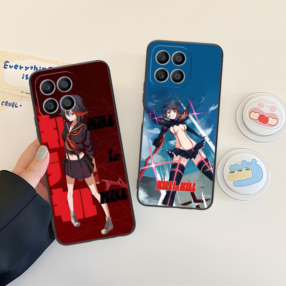 Чехол для телефона La Kill Ryuko Matoi для Honor 90 80 70 60 50 30 20 10 9 8 7 Pro S SE Lite 5G Черный Чехол для смартфона