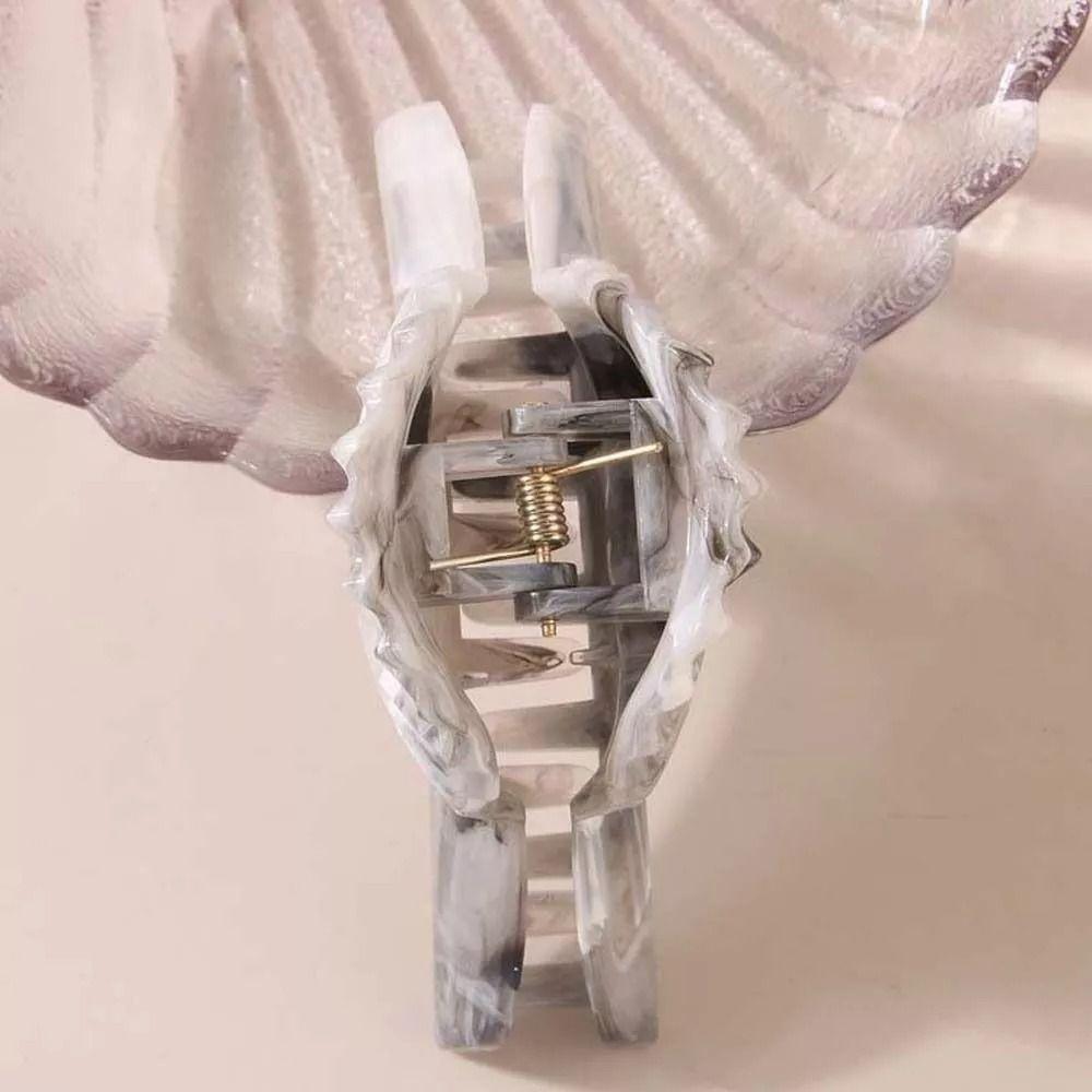 ABS Shell Hair Claw Advanced Shark Clip Новый пляжный головной убор
