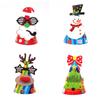 Paper DIY Christmas Hat Toy Santa Claus Kids Xmas Arts Hats Handmade Santa Hat  Kindergarten