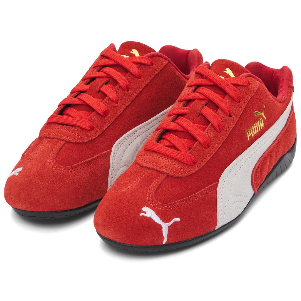 Puma Speedcat OG красно-белые кроссовки унисекс For-All-Time-Red 398846-02