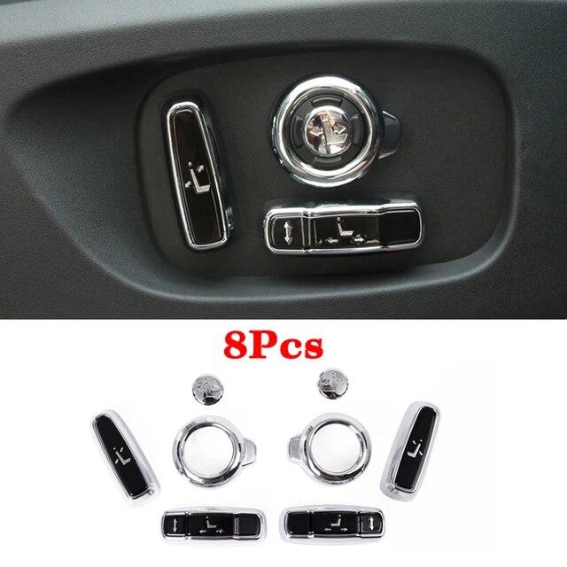 Накладка на кнопку регулировки автомобильного сиденья для Land Rover Discovery 5 L462 Discovery Sport Range Rover Vogue L405 Sport Evoque 16-17