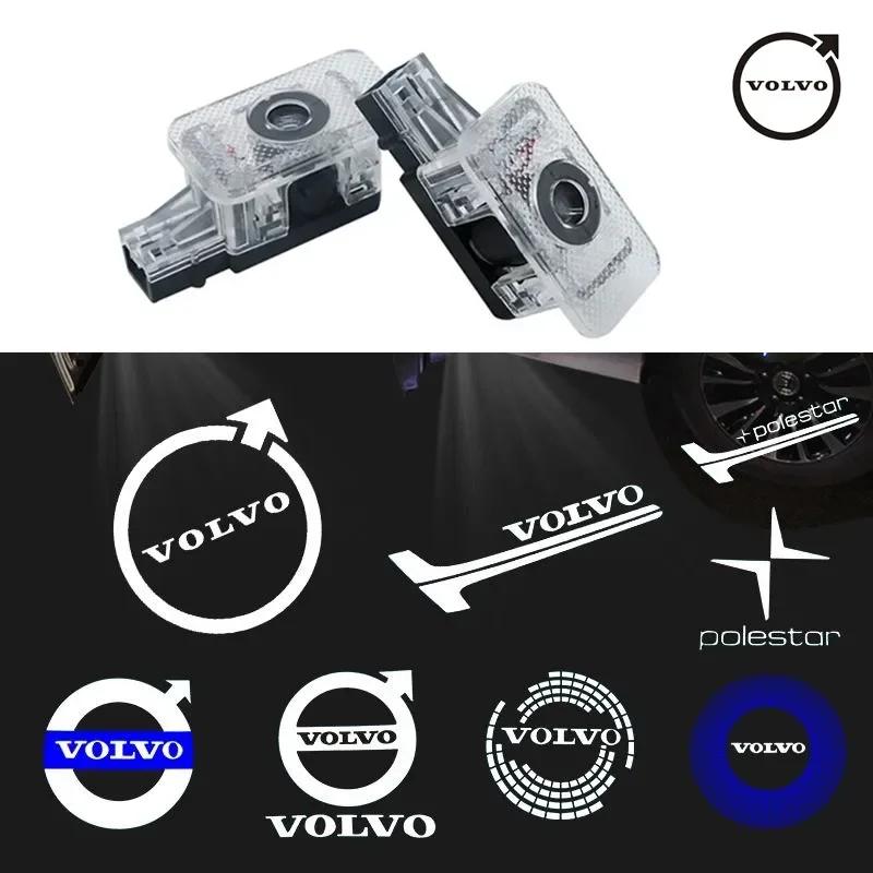 Car Door Welcome Lights Led Projector Lamps Decoration For Volvo XC90 V90 V60 XC60 V40 S80 S60 S90 C40 XC40 V70 XC70 C30 C70