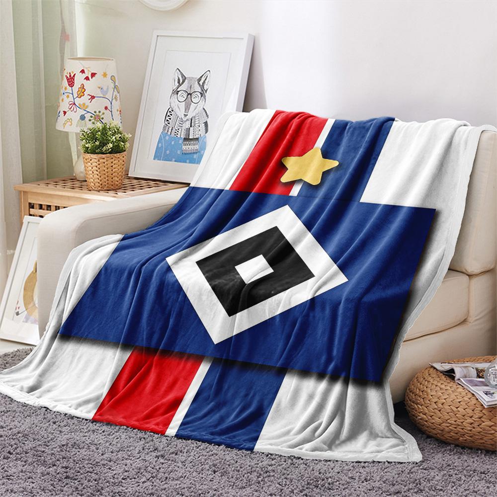 Hamburger SV Flannel Blanket, High quality Comfortable for All Seasons, Home Decor, Warmth and Comfort