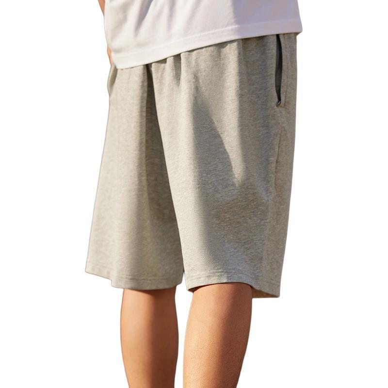 Li-Ning Double Embroidered Logo Shorts 'Grey' Men's AKST745-2