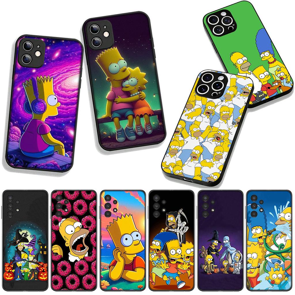 Чехол для телефона Комиксы S-Симпсоны Барт Милый Coque для Xiaomi Redmi Note 15 11 9 10 Pro Plus A5 9A 9T 10A 10C 9C NFC 15C 8T Чехол
