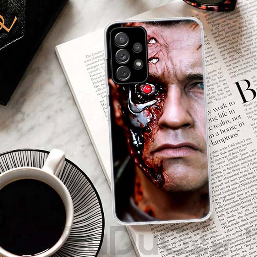 Чехол для телефона Arnold Schwarzenegger Terminator для Samsung Galaxy A15 A14 A54 A13 A53 A12 A52S A55 A22 A23 A24 A32 A33 A34 A25 A35
