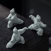 Статуя Мастера Тайцзи из Камня Новый Китайский Стиль Фигурка Искусства Фигурка Креативный Персонаж Кунг-фу из Камня Украшение для Дома