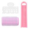 DIY Bangs Hair Roller Curler Hair Curling Styling Tool Women Hairdressing Curlers Set (Pink)