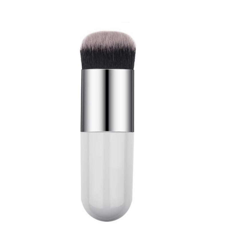 Little Fat Pier Кисть для макияжа Beauty Tool Круглая головка Серебряная кисть для тональной основы BB Frost Brush