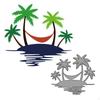 Coconut Palm Die Cut Carbon Steel Template Tree Metal Cutting for Paper Card Birthday DIY Decor