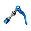 Black Bike Seat Clamp Rustproof Corrosion Resistant Reusable Quick Release Bike Seat Clamp Pipe Clamp Locking Screws
