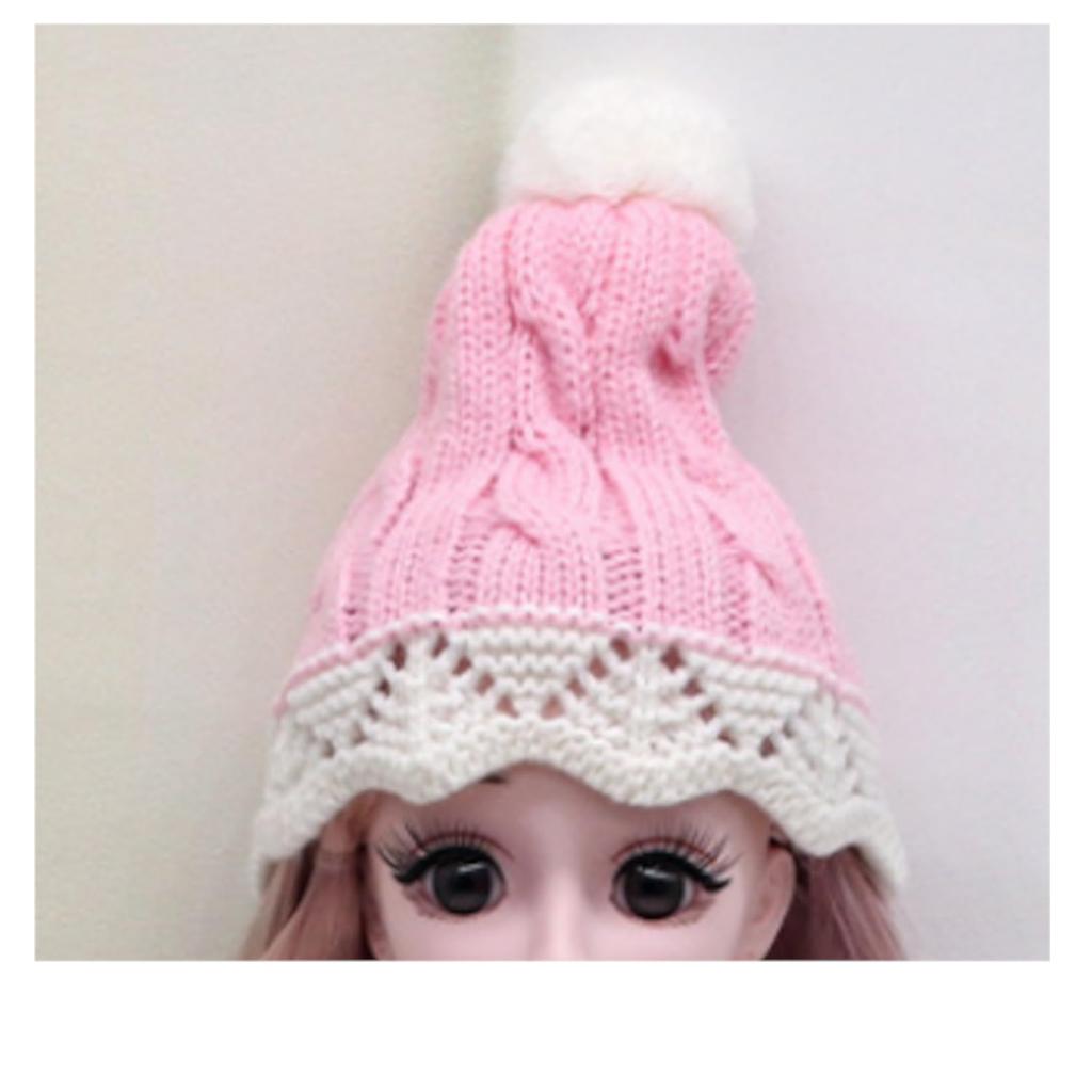 [OLYOLY] 13 (60см) Кукольная одежда, комплект одежды, милый вязаный свитер, цельный розовый костюм принцессы для миниатюрной куклы, нижнее белье (06 Свитер + Шапка +