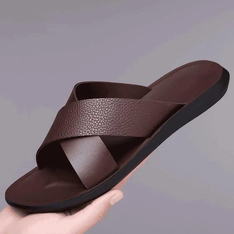 Трендовые повседневные крутые шлепанцы мужская мода уличная обувь пляжная обувь популярные шлепанцы нескользящая обувь